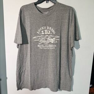 Lucky Brand Men’s Gray Graphic Tee